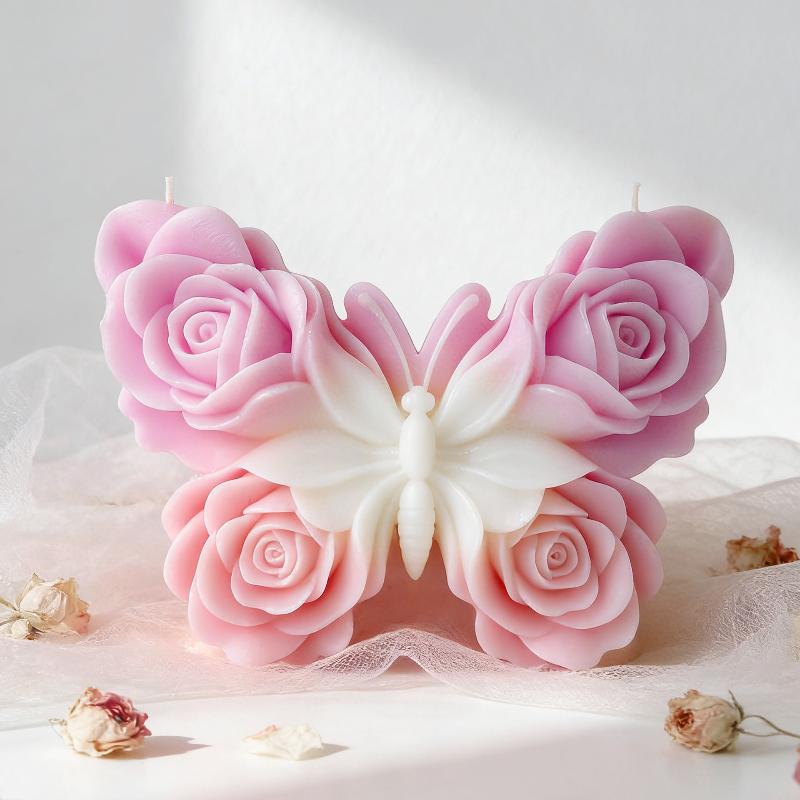 DIY Rose Butterfly Form Silico - Natural Making Soap ulasan dan harga