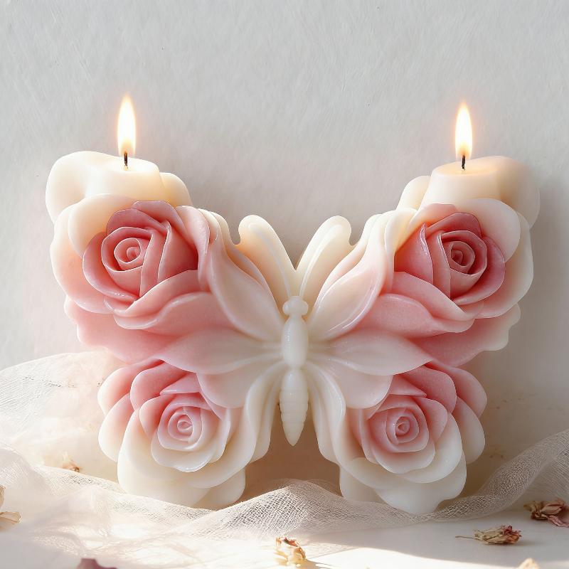 DIY Rose Butterfly Form Silico - Natural Making Soap ulasan dan harga