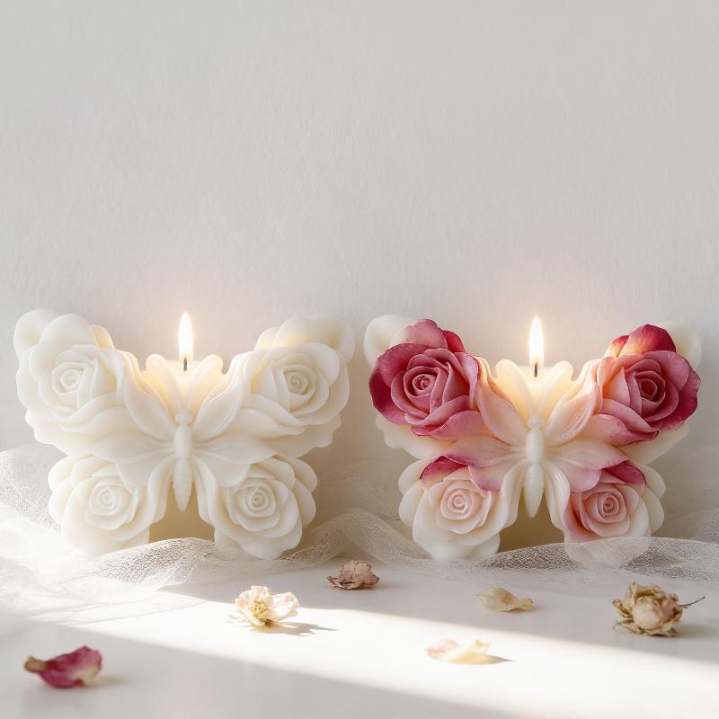 DIY Rose Butterfly Form Silico - Natural Making Soap ulasan dan harga