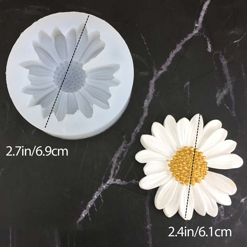 DIY Candle Silicone Mold Daisy - Soap Making In Home ulasan dan harga