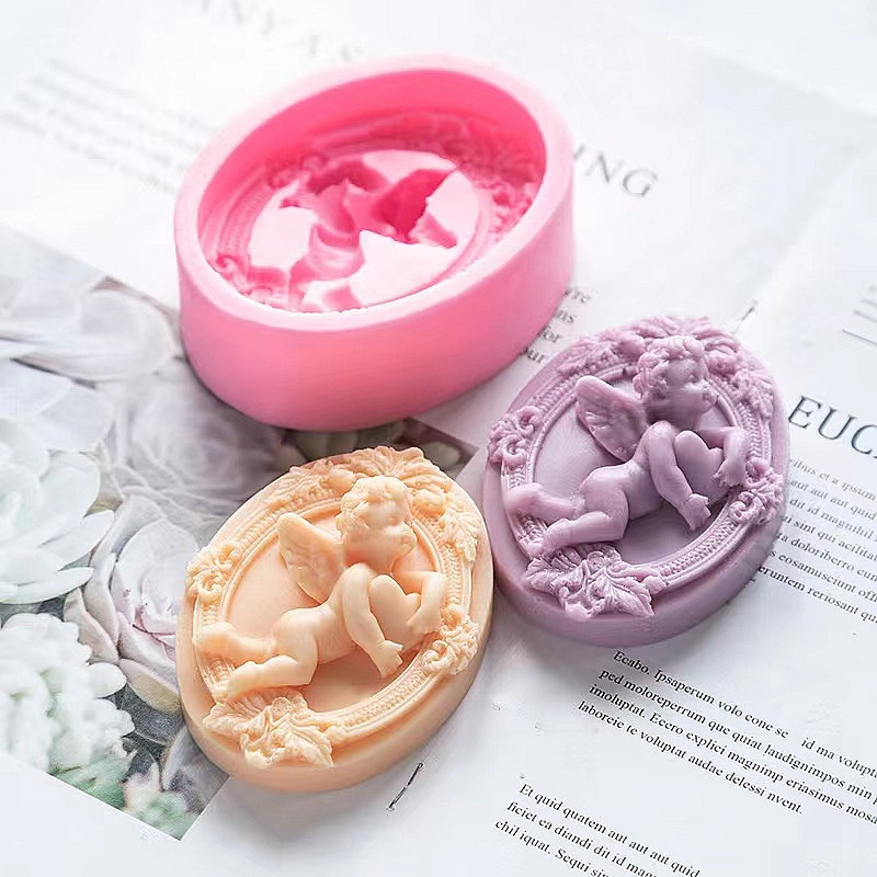 3D Angel Kids Shaped Silicone  - Soap Making Gifts ulasan dan harga