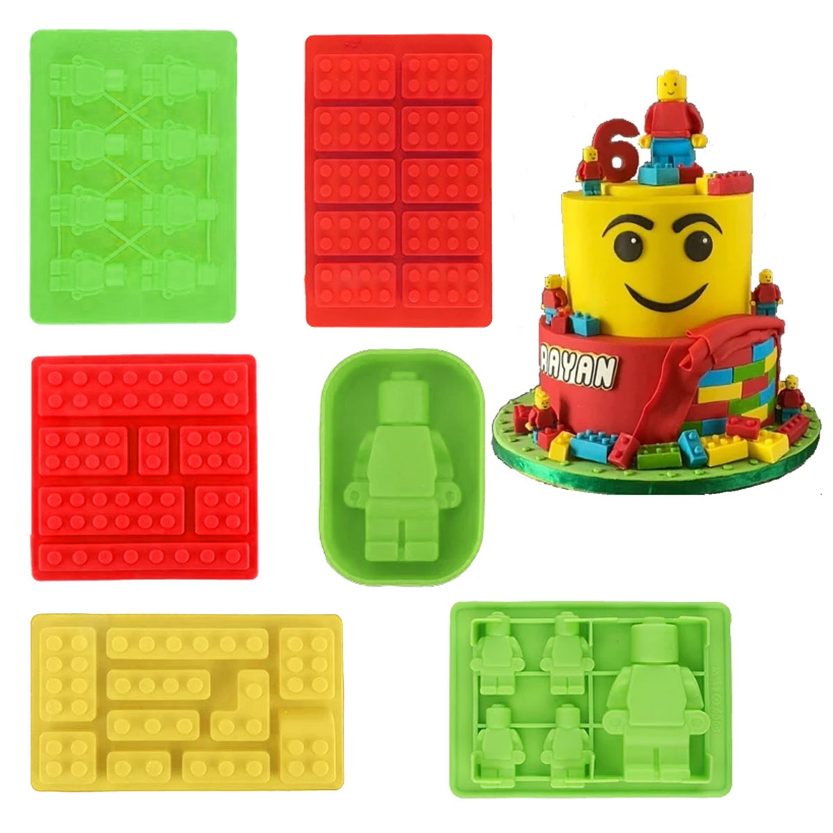 5-Cavity Robots Silicone Candl - Soap Making Websites ulasan dan harga