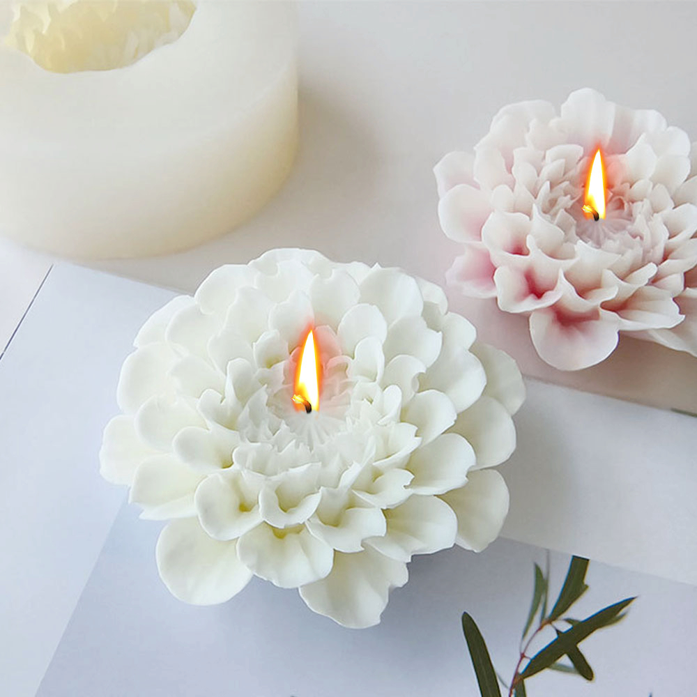 Multiple Petals Flower Candle  - Soap Making Websites ulasan dan harga