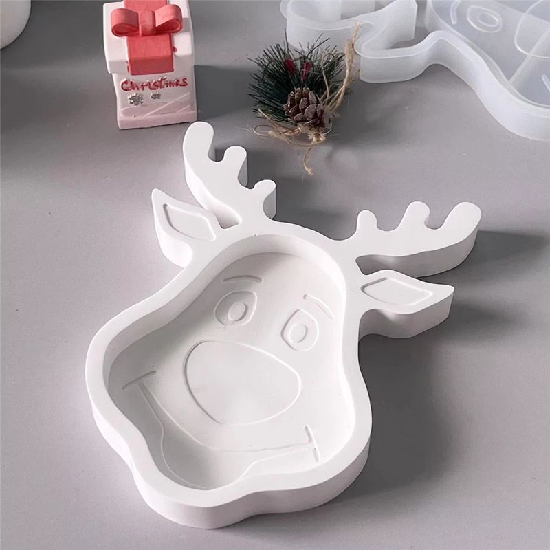 A55F-Christmas Deer Silicone M - Soap Making Dish ulasan dan harga